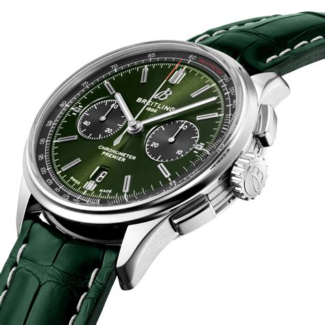 breitling chronometer premier green|breitling premier chronograph 42 test.